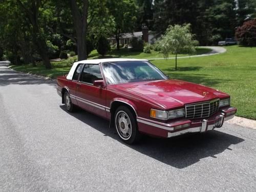 1992 cadillac deville coupe liberty edition runs low miles reliable low reserve