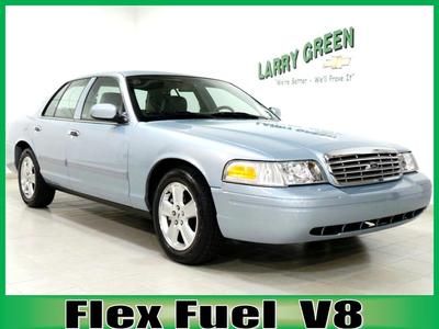 Flex fuel ethanol 4.6l v8 blue sedan new tires leather seats cruise controls cd