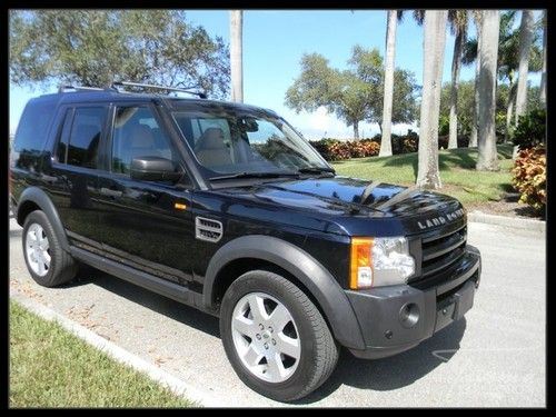 08 lr3 hse navigation! 3rd row seats! rear dvd, pano roof, clean carfax fl