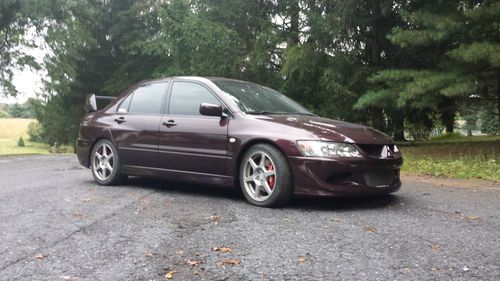 2005 lancer evolution 8 viii ssl package custom black cherry paint