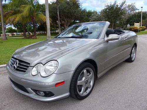 Nice 2004 clk500 cabriolet, amg sport pkg, gps navigation, htd seats, 71k miles