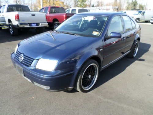 No reserve 2001 volkswagon jetta wolfsburg edition manual transmission