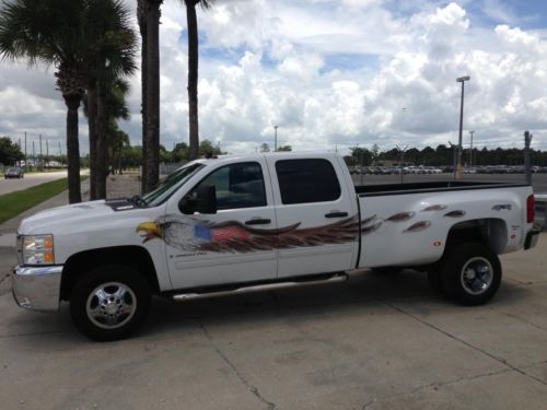 2009 chevrolet silverado 3500 hd ltz 4x4 crew cab 6.6l turbo diesel no reserve!!