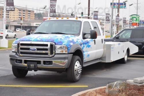 2005 ford super duty f-550 drw xlt tow truck, low 43k miles!