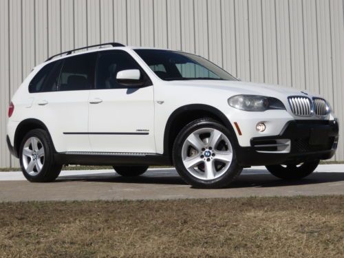 09 bmw x5 35d turbo-diesel awd nav cam pdc 3rd seat 26-mpg 1-own carfax tx !!!!