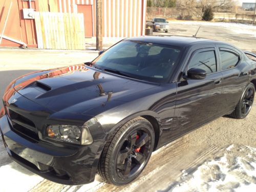 Dodge: charger srt8 2008 black dodge charger srt8 6.1 v8 hemi w/ brand new parts