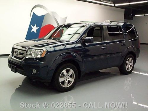 2010 honda pilot ex-l sunroof htd leather dual dvd 60k texas direct auto