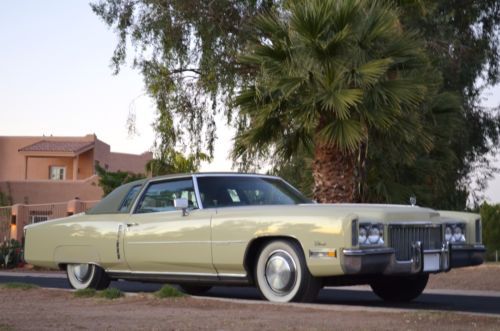 1972 cadillac eldorado coupe excellent 2 owner 100% original well maintained