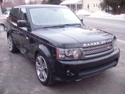 Repairable 2011 range rover sport s/cahrged