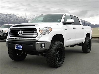 Tundra crewmax limited 4x4 custom new lift wheels tires leather navigation