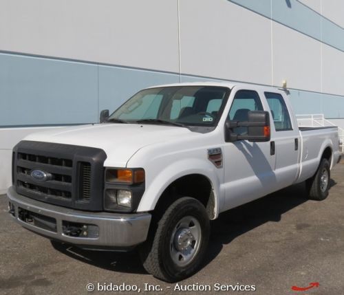 2008 ford f250 xlt 4x4 crew cab pickup truck 6.4l diesel a/t a/c bidadoo