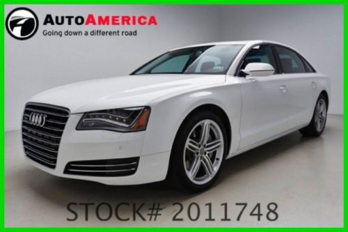 We finance! 18181 miles 2013 audi a8 3.0l  3l v6 24v premium bose