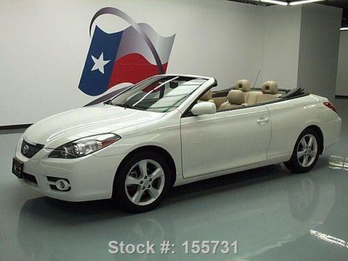 2008 toyota solara sle convertible htd leather nav 46k texas direct auto