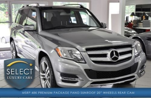 Msrp $48k glk350 rwd prem multimedia pkg appearance pkg pano nav 8k miles