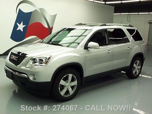 2011 gmc acadia slt awd dual sunroof rear cam dvd 37k texas direct auto