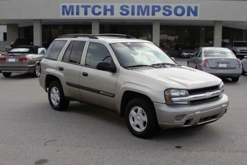 2003 chevrolet trailblazer ls 4wd good miles loaded   no reserve!!!