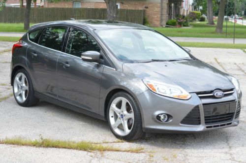 2012 ford focus sel navi sport 34k miles fwd no reserve salvage rebuildable