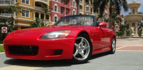 2001 honda s2000 convertible 2-door 2.0l upgraded intake exhaust and suspension