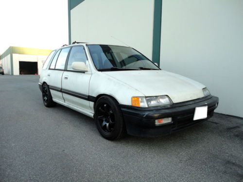 1991 honda civic wagon with b18a1 swap