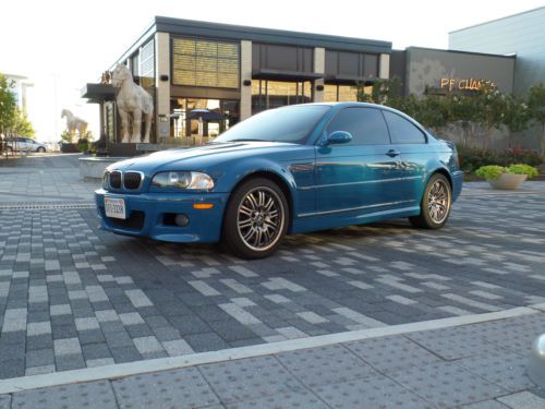 2001 bmw e46 m3 laguna seca blue | 39.1k miles | stock | 6spd mt | lsb/gray