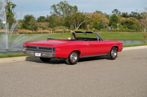 1967 chevrolet chevelle restored, convertible, 396 big block v8