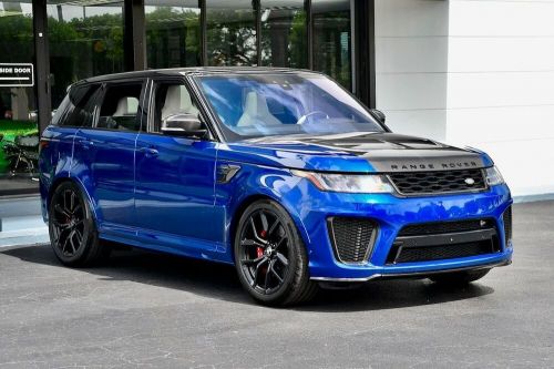 2018 land rover range rover sport v8 supercharged svr