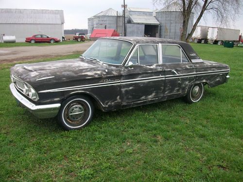 1964 ford fairlane 500 runs drives inline 6 automatic 4 door sedan thunderbolt