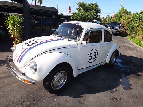 1973 volkswagen beetle herbie love bug!! show car runs great make offer