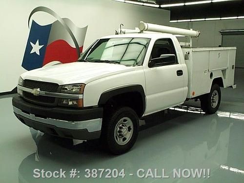 2004 chevy silverado 2500 reg cab service utility 82k texas direct auto