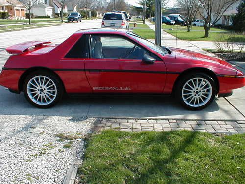 88 pontiac fiero w/4.9 l v8 engine conversion