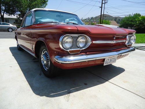 1963 corvair monza spyder 1 owner california car  68000 original miles