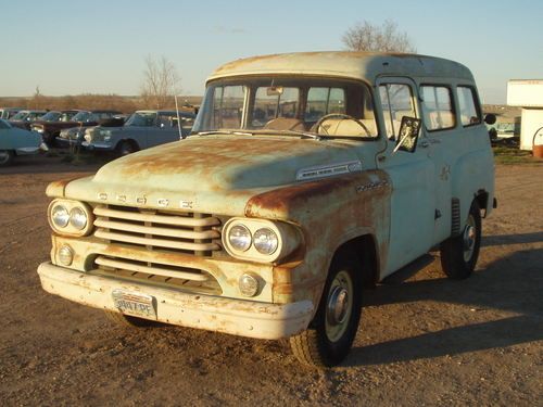 1958 dodge power wagon town wagon panel half ton truck