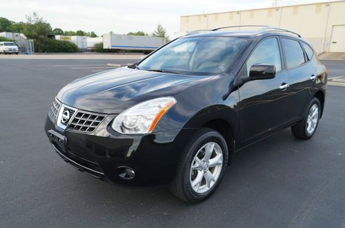 No reserve 2010 nissan rogue sl awd 1-owner bluetooth, warranty, heated leather