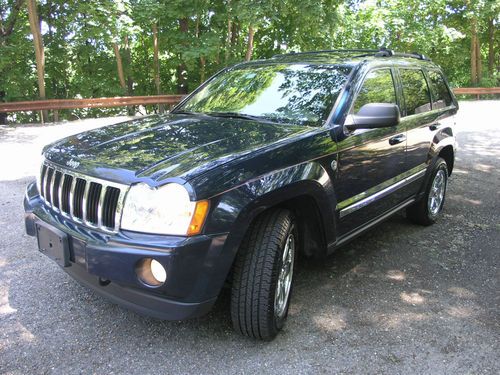 2005 jeep grand cherokee ltd 4x4 nav/dvd - no reserve!