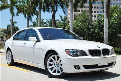 2006 bmw 750li - we finance - rear dvd - lux seating - loaded - orig florida car