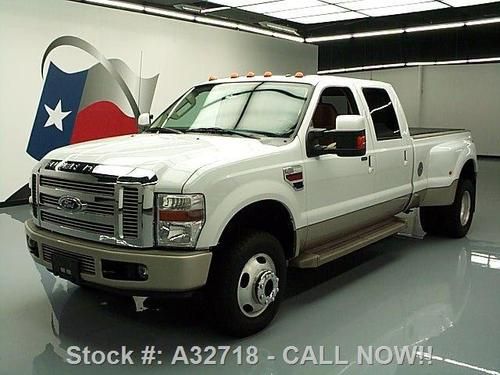 2008 ford f-350 king ranch diesel drw 4x4 sunroof nav! texas direct auto