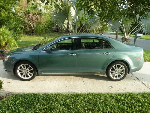 2009 chevrolet malibu ltz teal green 3.6 l v-6 sunroof clean