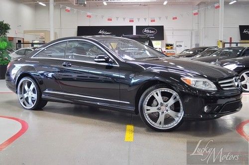 2008 mercedes-benz cl550, navi, night vision, ventilated, backup cam, 22-inch