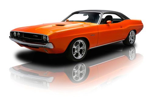 Restored pearl orange challenger 340 v8 a833 4 speed ac