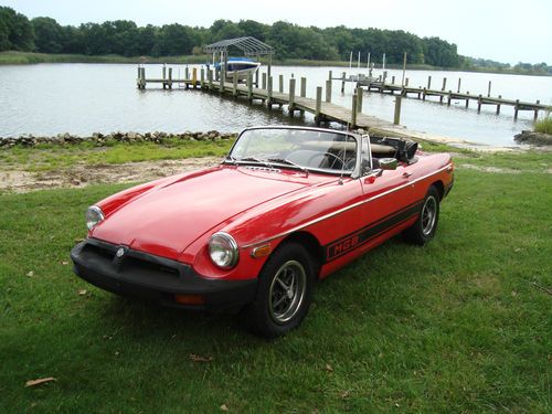 No reserve!!  1976 mgb convertible, 4-bolt su carbs, oil cooler, drive away!!