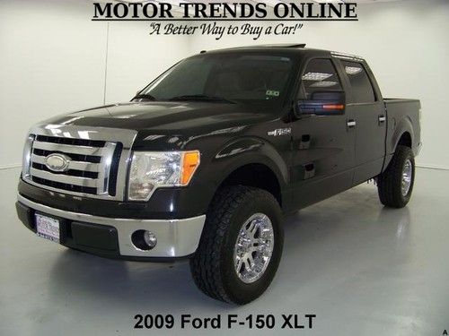 2009 xlt crew cab custom moto metal wheels sunroof sync media ford f-150 87k