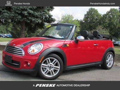 2012 mini cooper convertible low miles