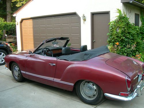 1971 volkwagen karmann ghia convertible