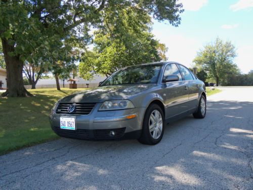 2003 volkswagen passat w8 4motion clean title beautiful gray 2 tone sedan