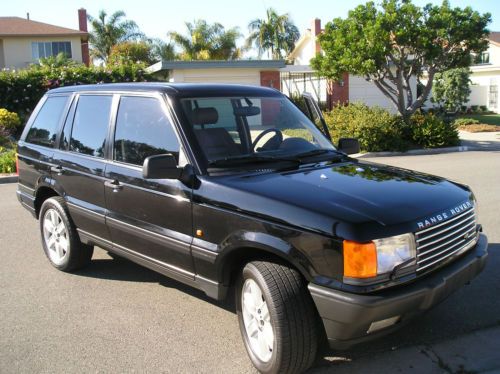 1997 land rover range rover 4.0l v8 se black 19&#034; range rover rims many new parts