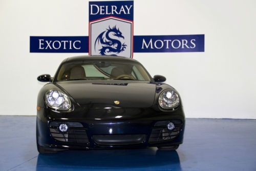 2008 porsche cayman s, black on tan w low miles