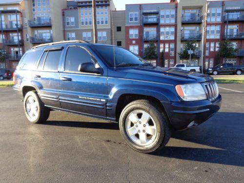 2001 jeep grand cherokee limited 4x4 auto leather looks great drives great