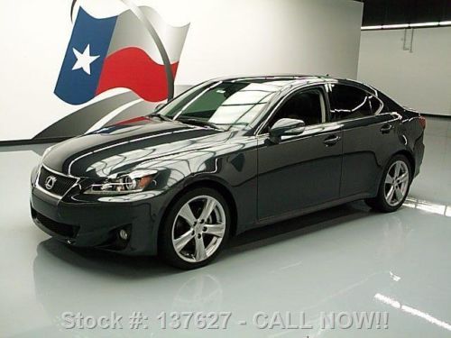 2011 lexus is250 sedan auto sunroof nav rear cam 25k mi texas direct auto