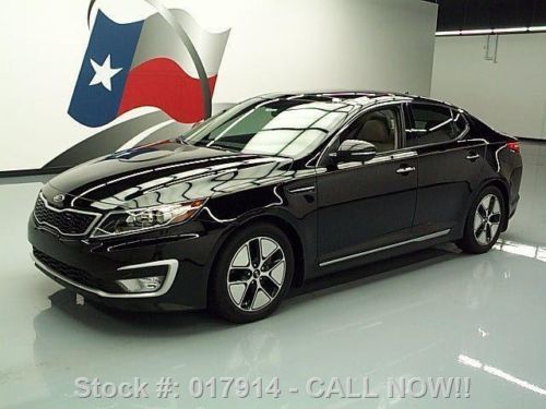 2012 kia optima hybrid pano sunroof nav rear cam 38k mi texas direct auto