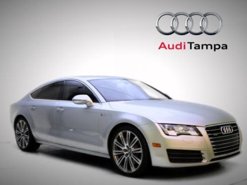 2012 audi a7 4dr hb quatt  certified 3.0l nav awd  8-speed a/t abs rear a/c